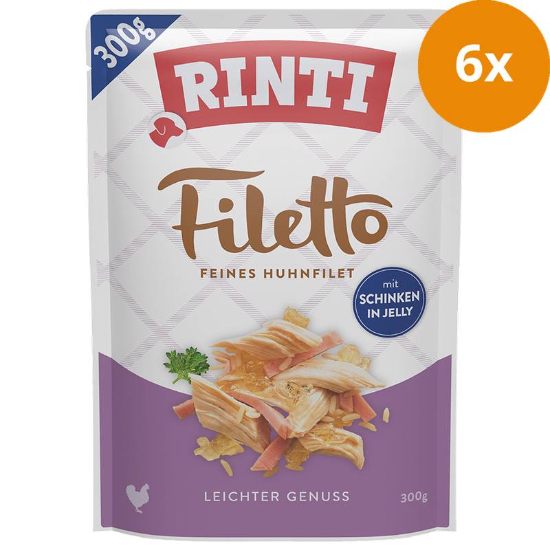 Rinti P.B. Filetto Huhn & Schinken in Jelly 300 g