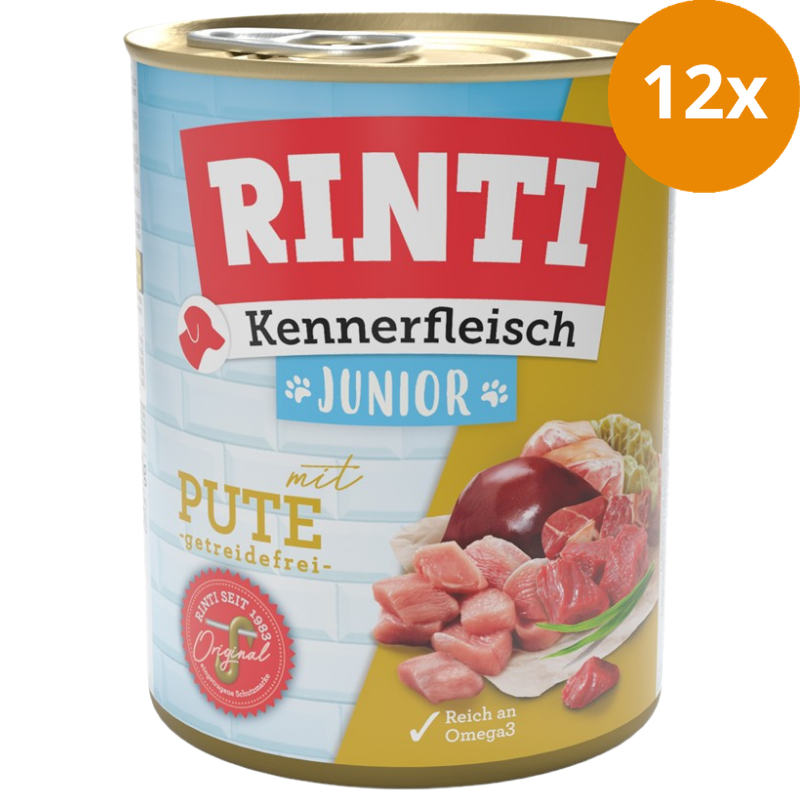 Rinti Dose Kennerfleisch Junior Pute 800 g