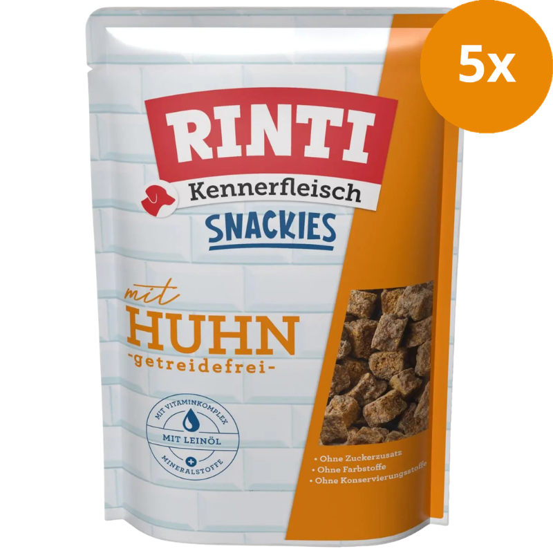 Rinti Kennerfleisch Snackies Adult Huhn 225 g