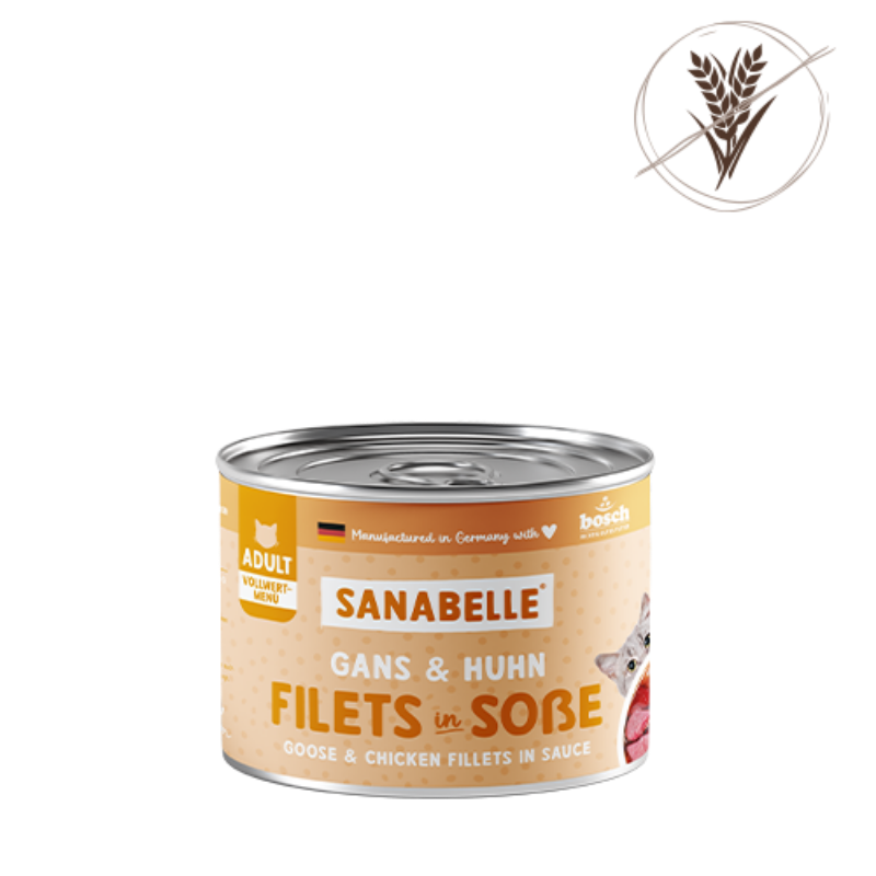 Sanabelle Nassfutter mit Gans & Huhn 180 g
