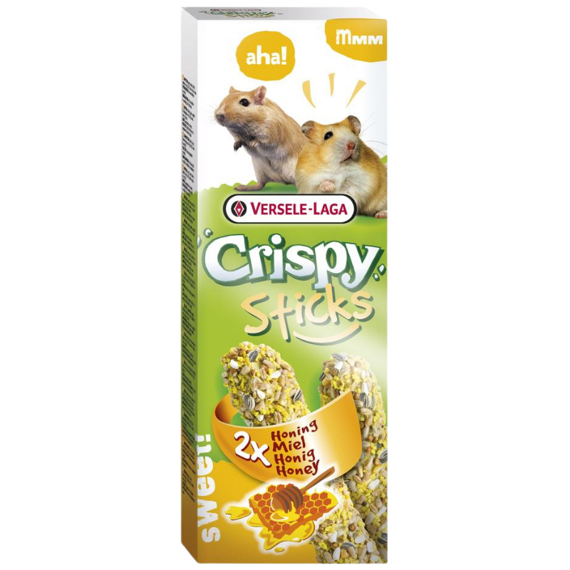 Versele Crispy Sticks Hamster-Rennmäuse Honig