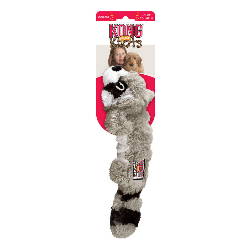 KONG Scrunch Knots Racoon