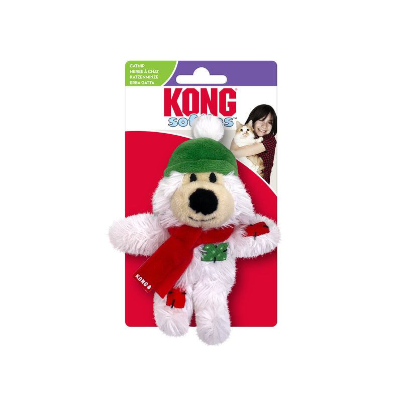 KONG Cat Holiday Softies Bear