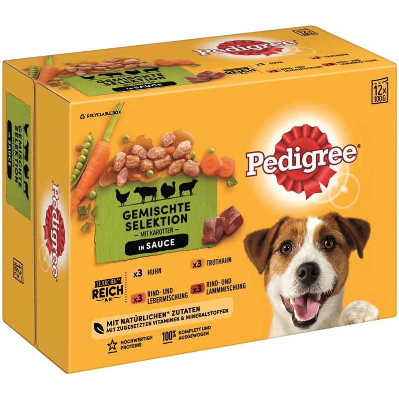 Pedigree PB Adult Gemischte Selektion im Multipack 12x100g