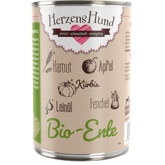 HerzensHund Bio Ente mit Bio Gemüse 400 g