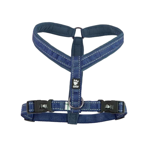 Hurtta Casual Y-Hundegeschirr - blau - XL (78 – 90 cm)