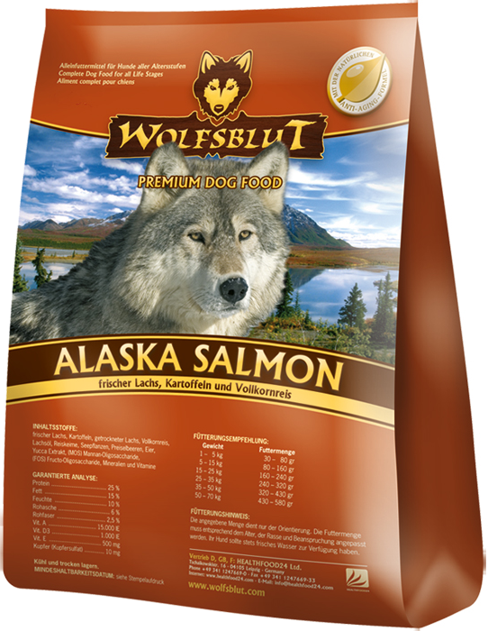 Wolfsblut Alaska Salmon - Lachs & Kart. 2 kg