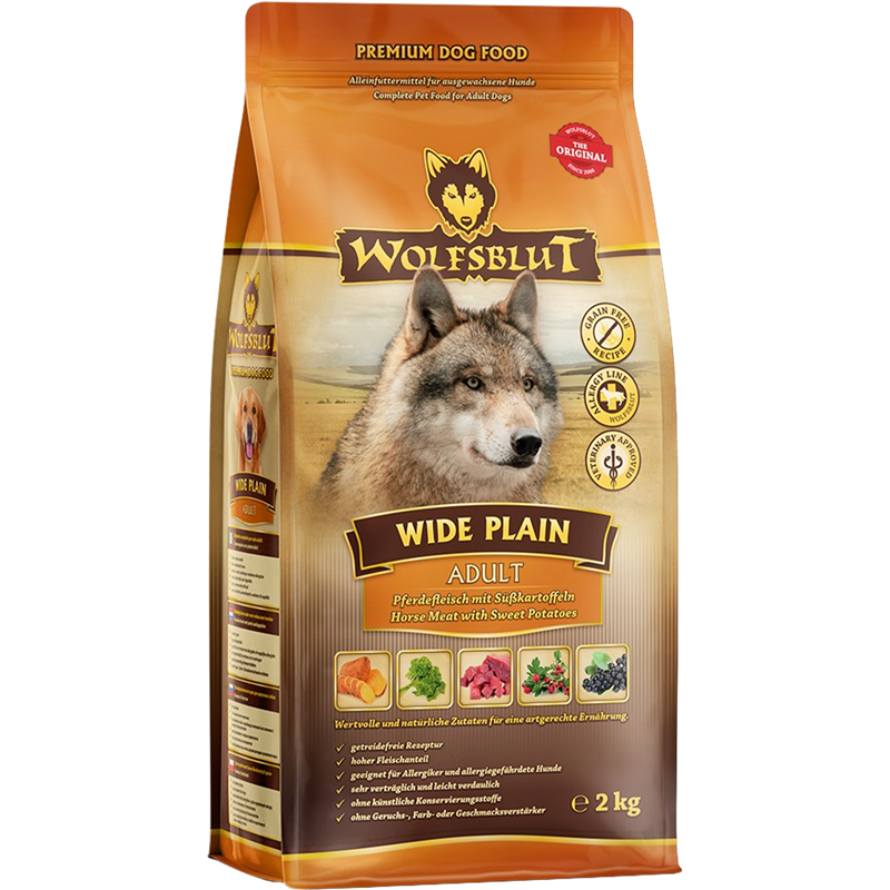 Wolfsblut Wide Plain - Pferd & Süßk. 2 kg