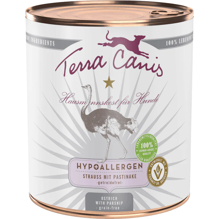 Terra Canis Hypoallergen Strauß mit Pastinake 800 g