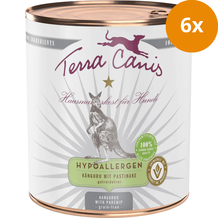 Terra Canis Hypoallergen Känguru mit Pastinake 800 g