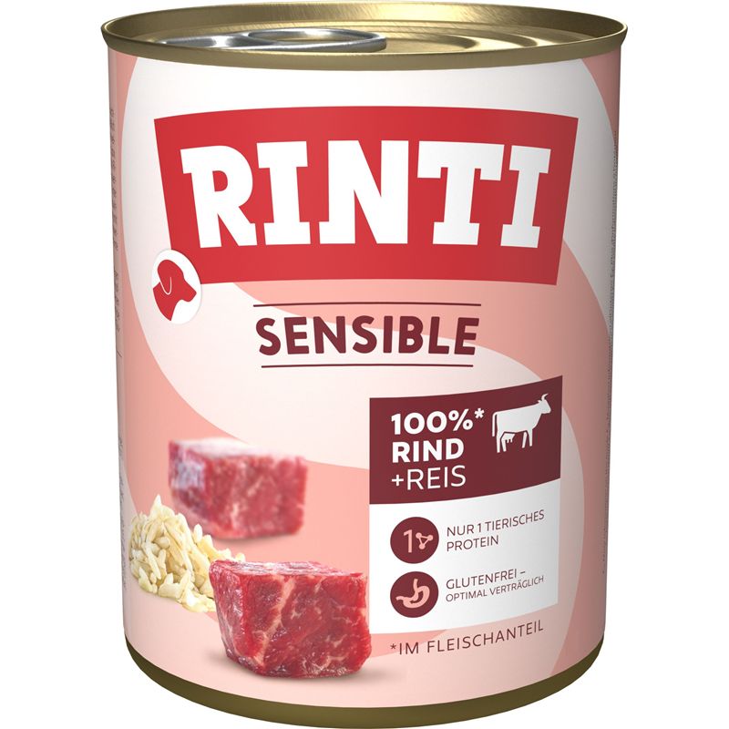 Rinti Dose Sensible Rind & Reis 800g