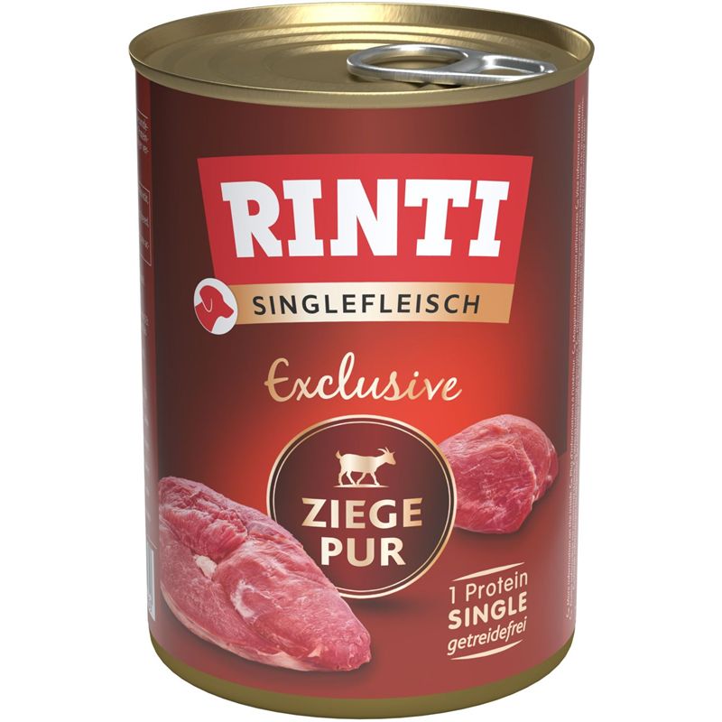 Rinti Singlefleisch Exclusive Ziege Pur 400 g