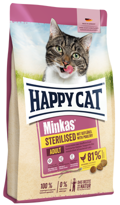 Happy Cat Minkas Sterilised Geflügel