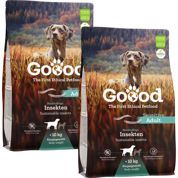 Sparpaket Goood Adult Nachhaltige Insekten 2 x 10 kg