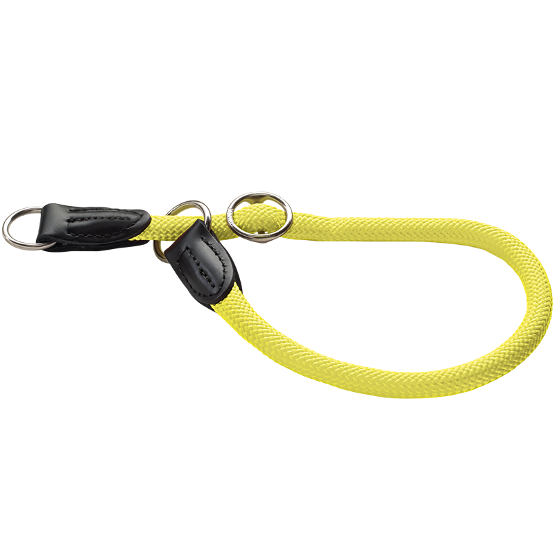 [Räumungsverkauf] HUNTER Dressurhalsung Freestyle - neongelb - L / XL (60 cm)