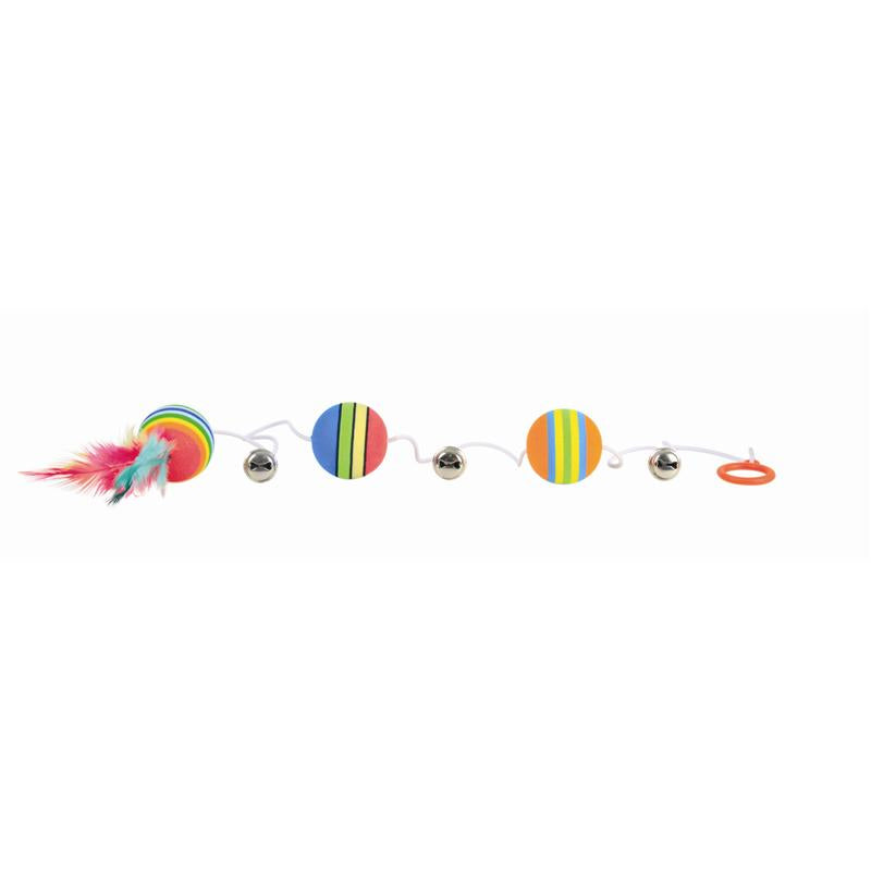 Trixie Rainbow Bälle am Gummiband