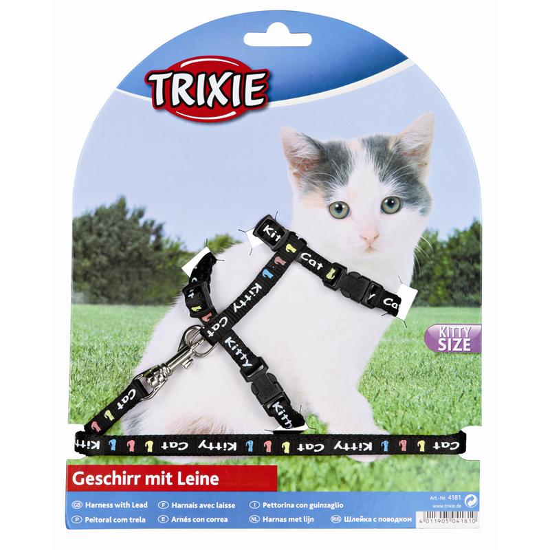 Trixie Kätzchengeschirr mit Leine, Nylon