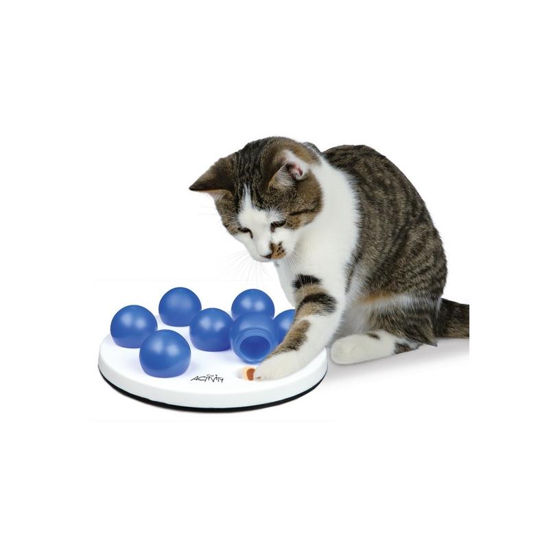 Trixie Cat Activity Solitär weiß/blau