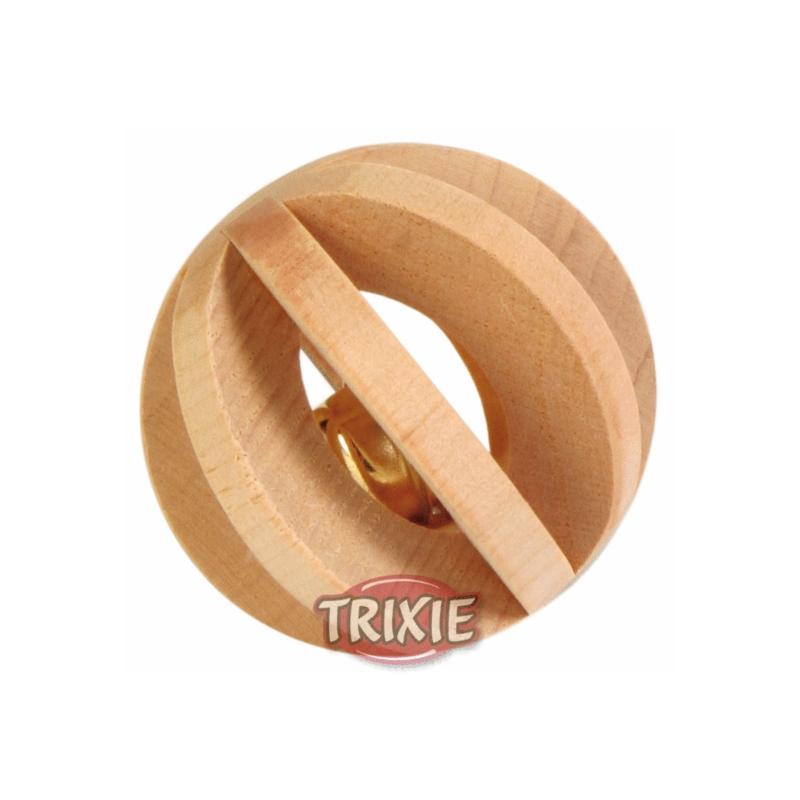 Trixie Lamellenholzball mit Schelle