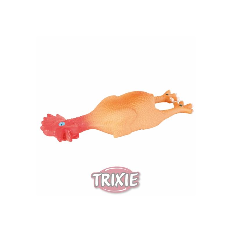 Trixie Huhn, Latex