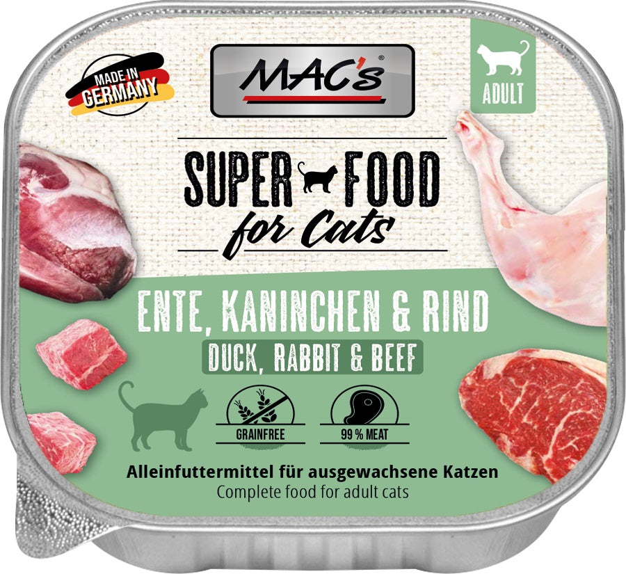 MACs Cat Ente, Kaninchen & Rind 100g