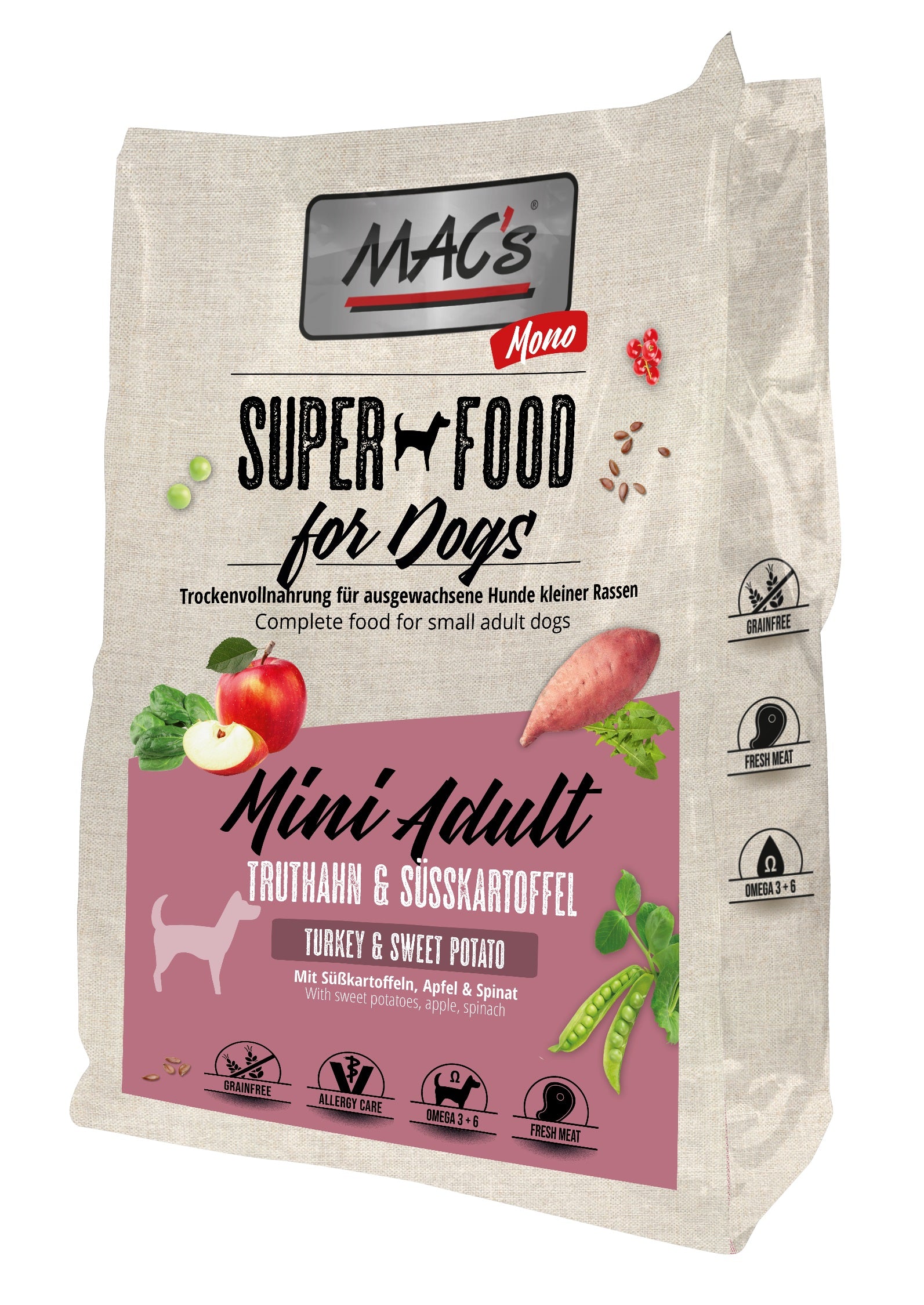 MACs Dog Mono Mini Truthahn