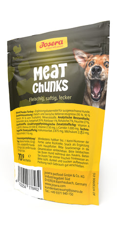 Josera Meat Chunks Turkey 70g