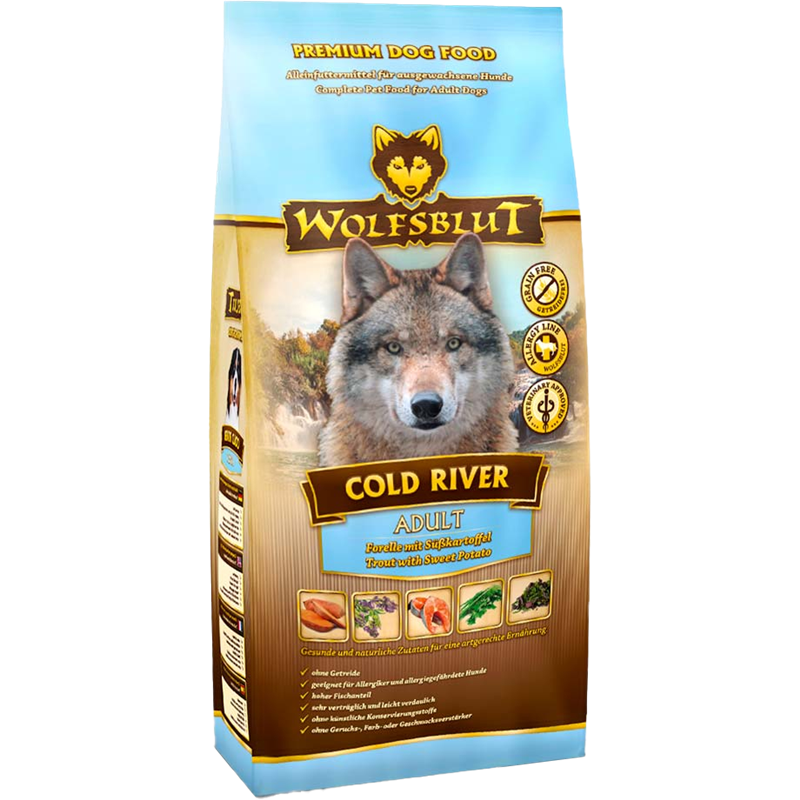 Wolfsblut Cold River - Forelle & Süßk. 2 kg