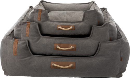 BE NORDIC Bett Föhr dunkelgrau - 80 x 60 cm