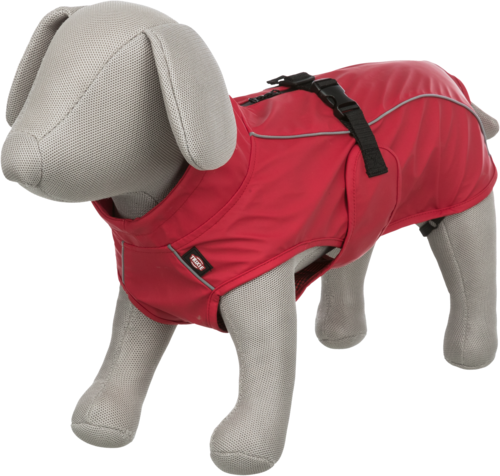 Regenmantel Vimy rot - 35 cm Rückenlänge