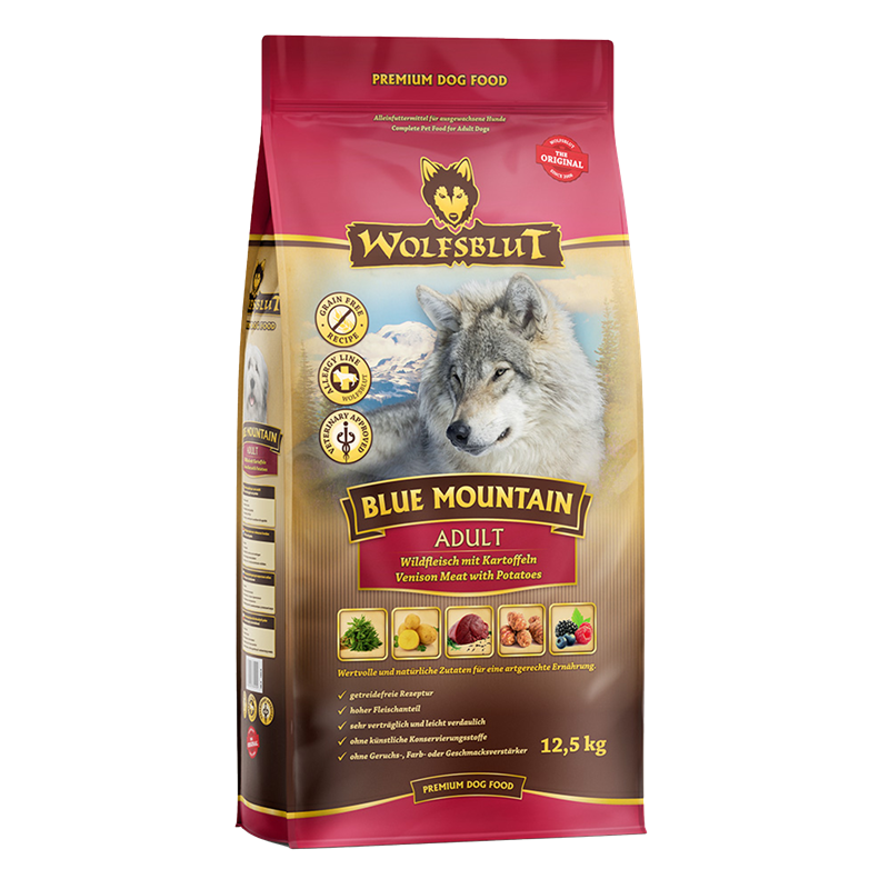 Wolfsblut Blue Mountain - Wild & Kart. 12,5 kg