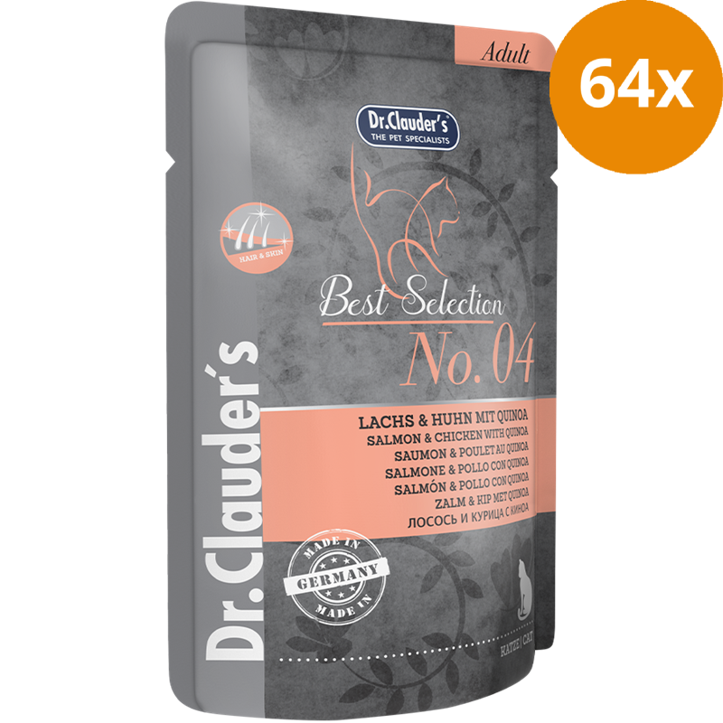 Dr.Clauder's Best Selection No. 4 Lachs & Huhn mit Quinoa 85 g