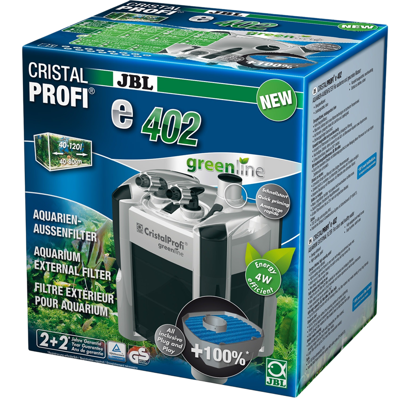 CristalProfi Außenfilter - e402 greenline