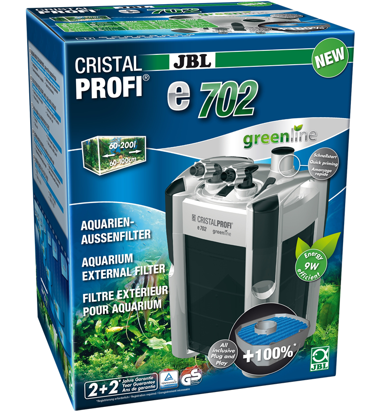 CristalProfi Außenfilter - e702 greenline