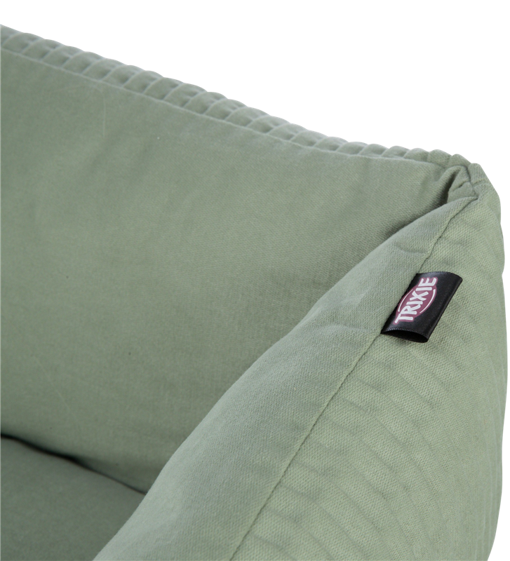 Bett Marley eckig salbei - 100 × 70 cm