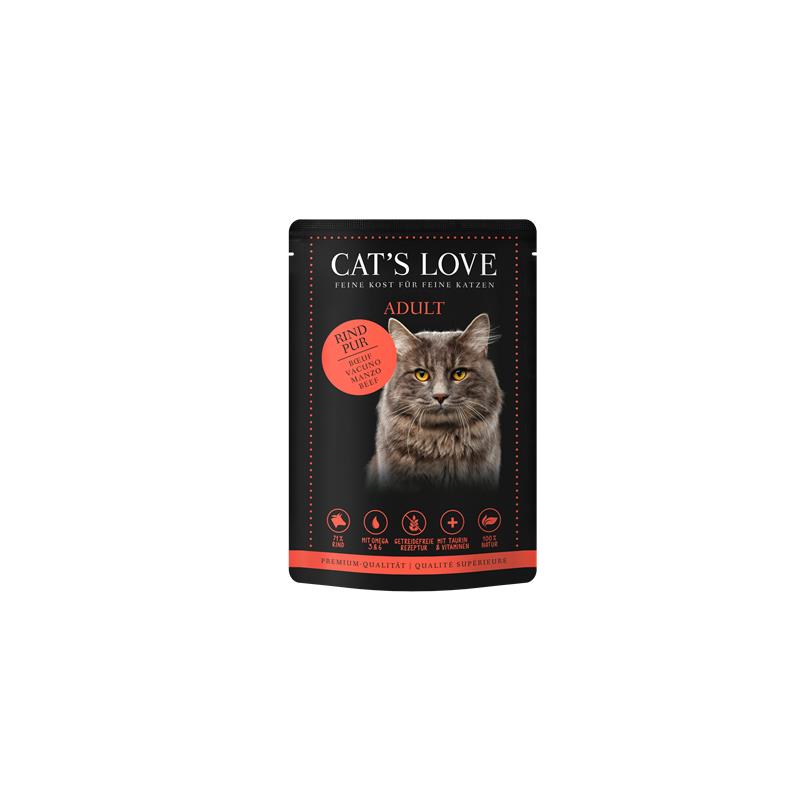 Cats Love PB Adult Rind Pur 85g