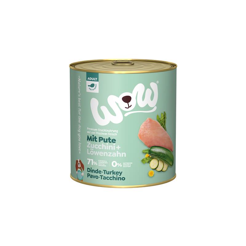 Wow Dog Dose Adult Pute 800g