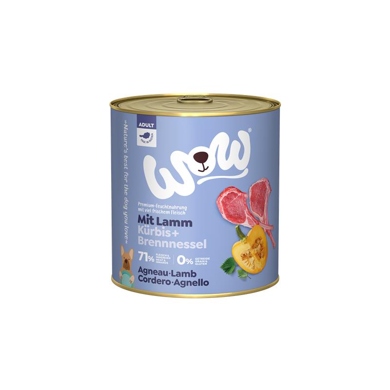 Wow Dog Dose Adult Lamm 800g