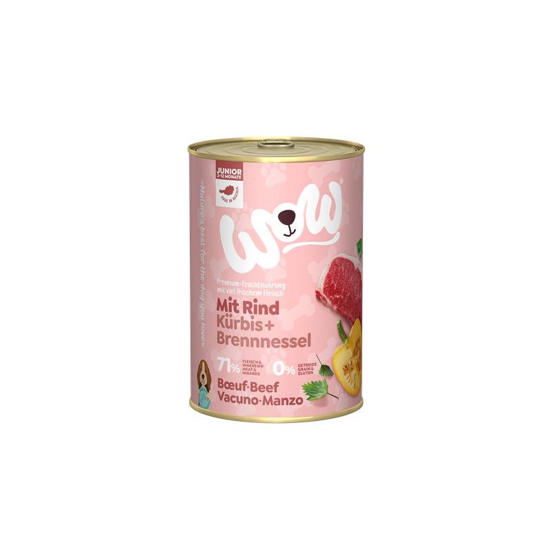 Wow Dog Dose Junior Rind 400g