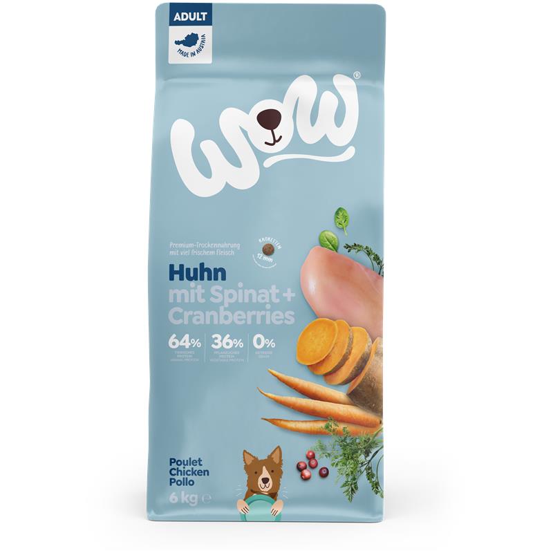 Wow Dog Trocken Adult Huhn