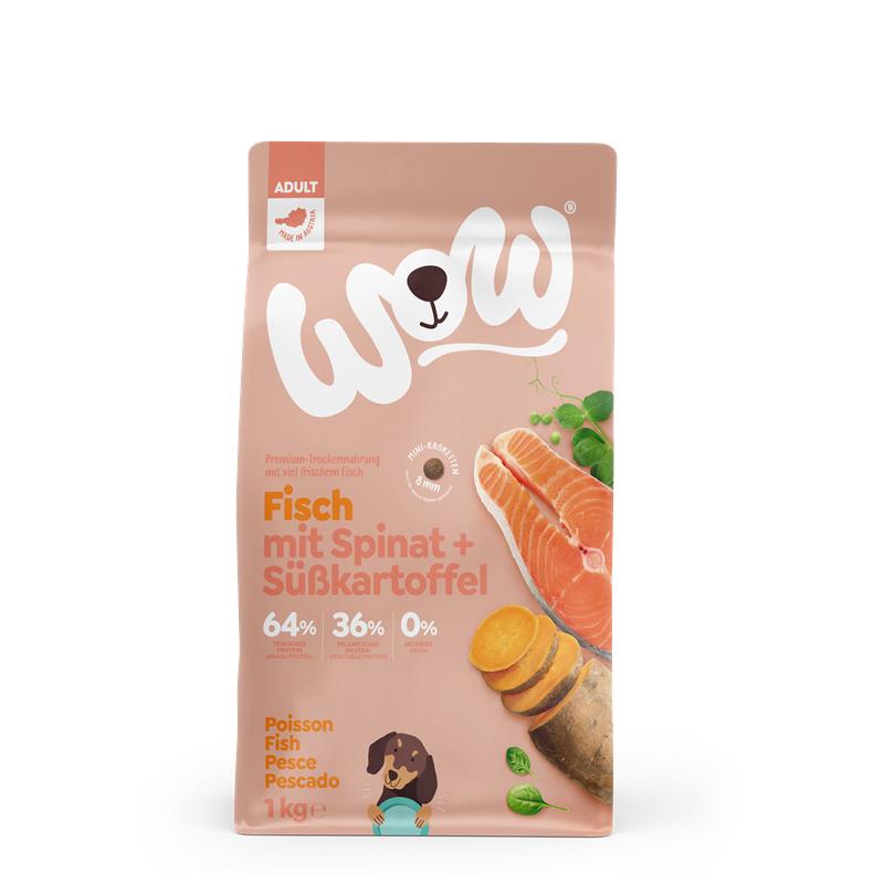 Wow Dog Trocken Minis Adult Fisch