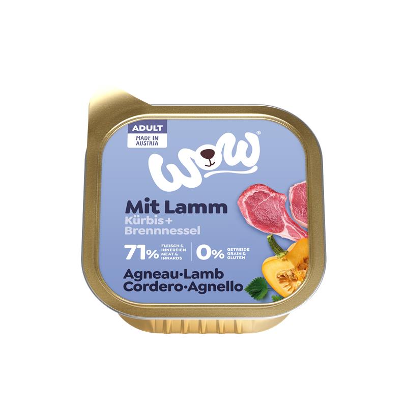 Wow Dog Schale Adult Lamm 150g