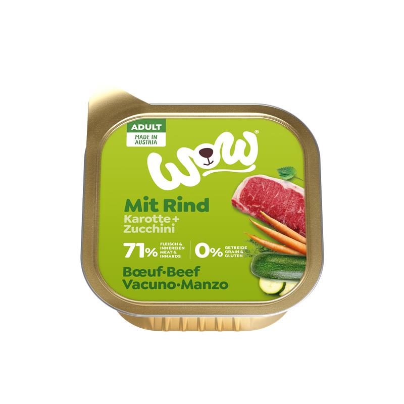Wow Dog Schale Adult Rind 150g
