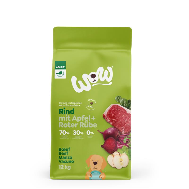 Wow Dog Trocken Adult Rind