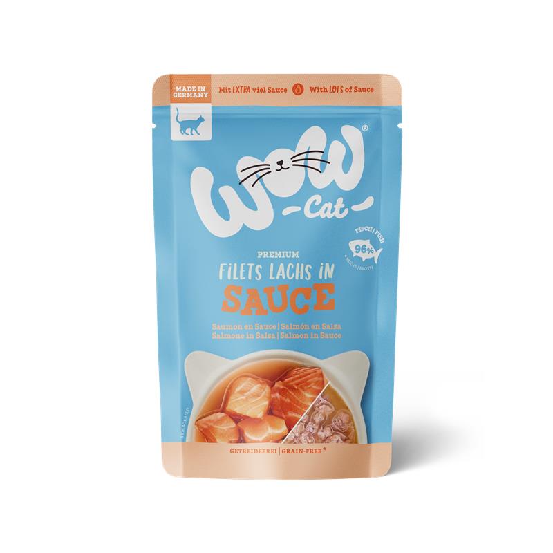 Wow Cat PB Adult Lachs in Sauce  85g