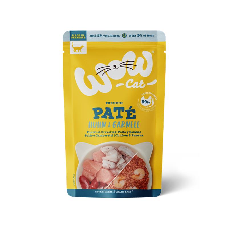 Wow Cat PB Adult Huhn & Garnelen 125g