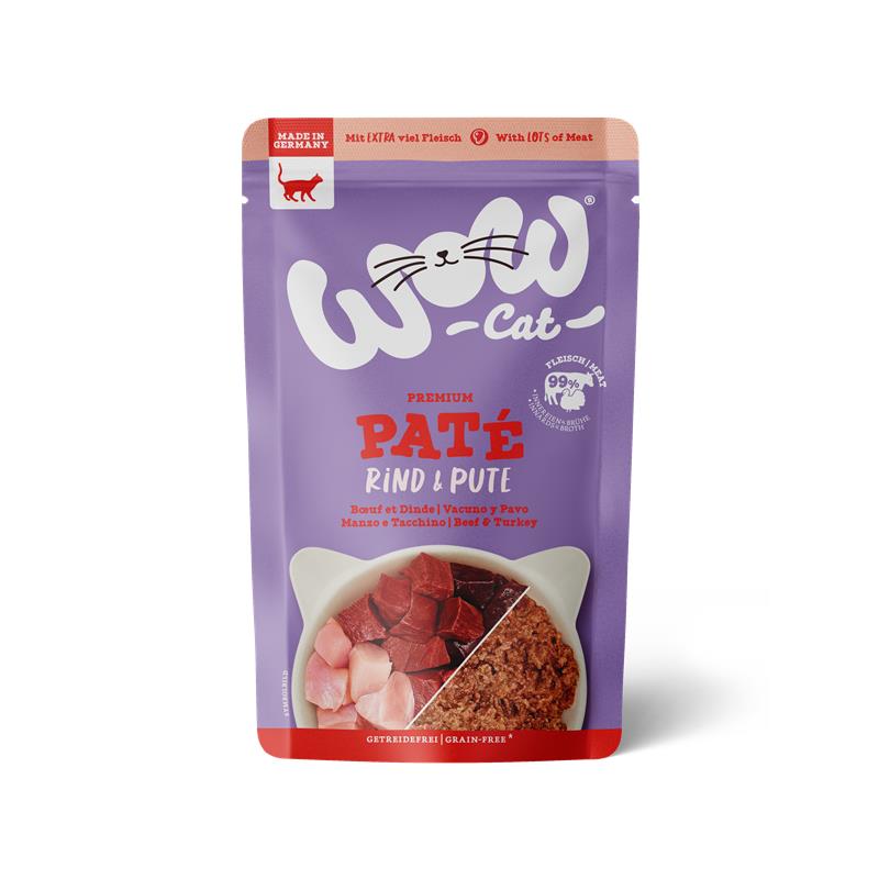 Wow Cat PB Adult Rind & Pute 125g