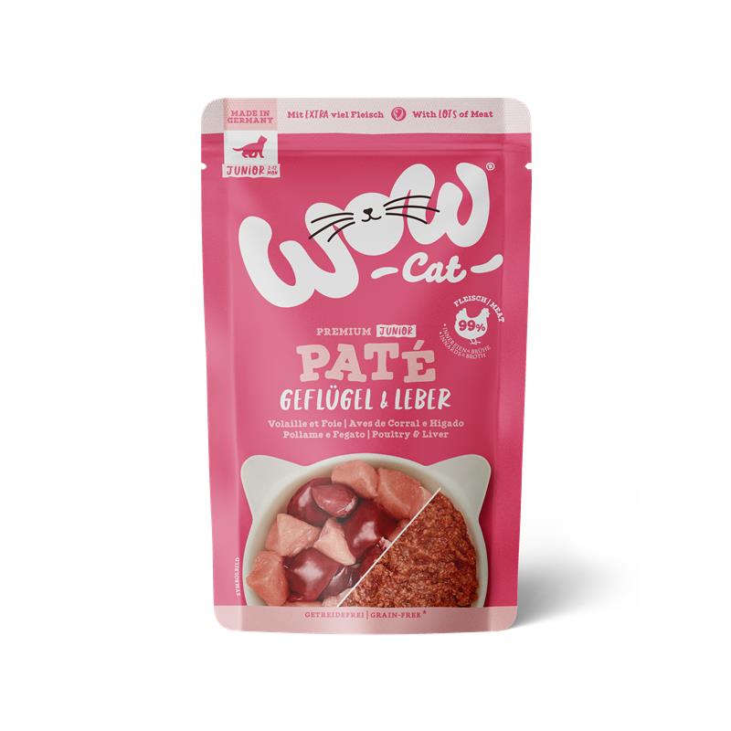 Wow Cat PB Junior Geflügel & Leber 125g