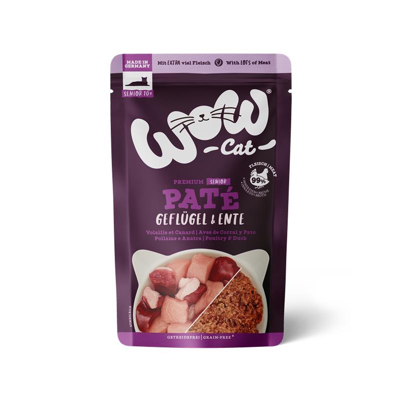 Wow Cat PB Senior Geflügel & Ente 125g