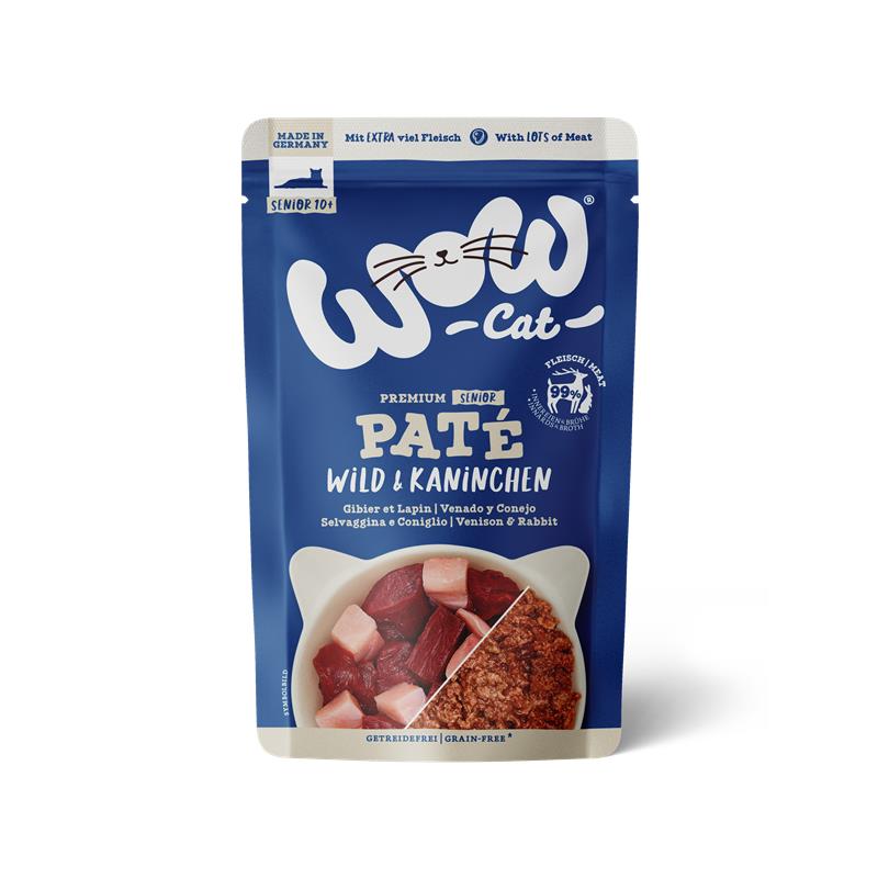 Wow Cat PB Senior Wild & Kaninchen 125g